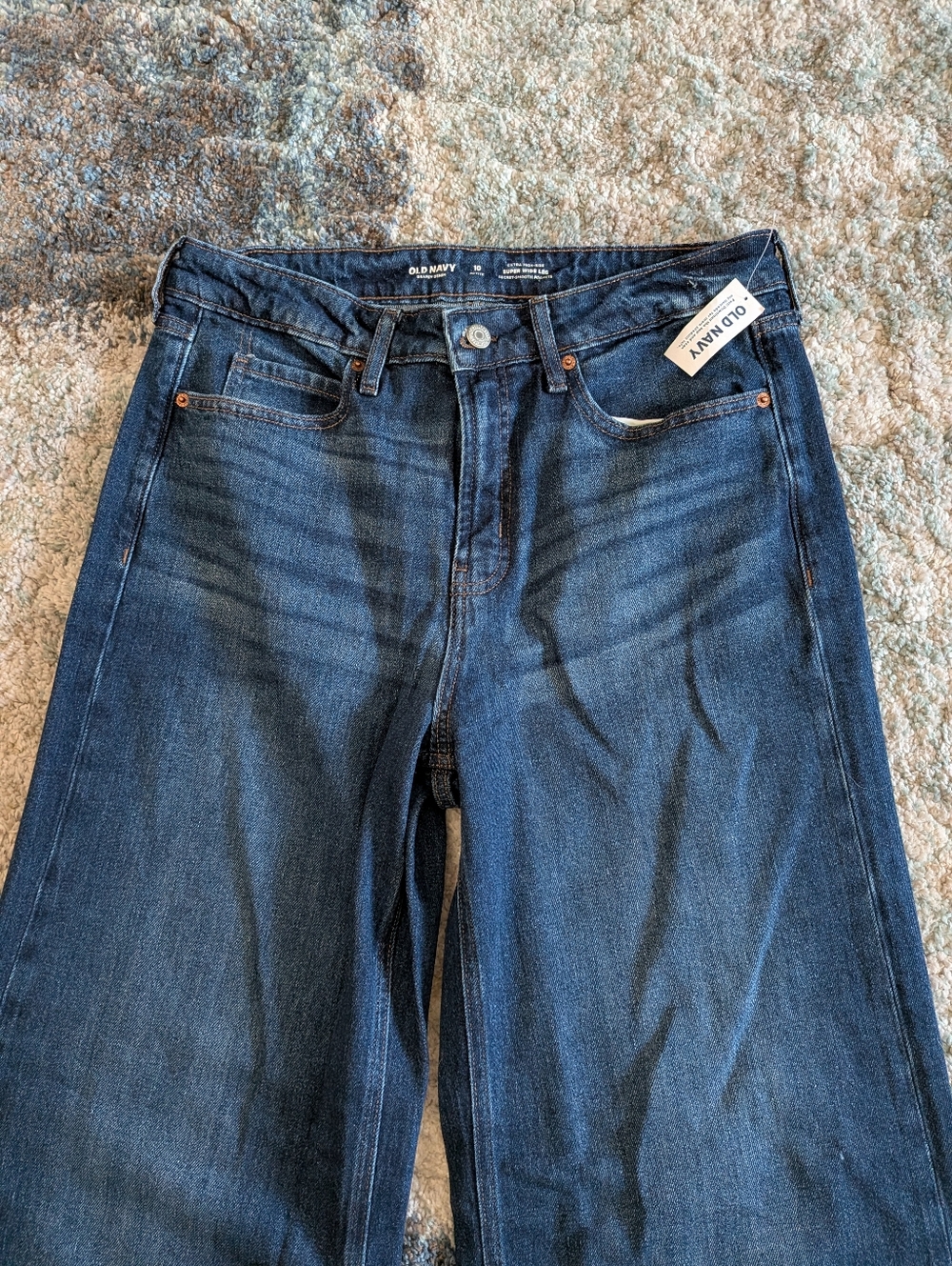 Old Navy High Waisted Wide Leg Jeans - Picture 5 of 7